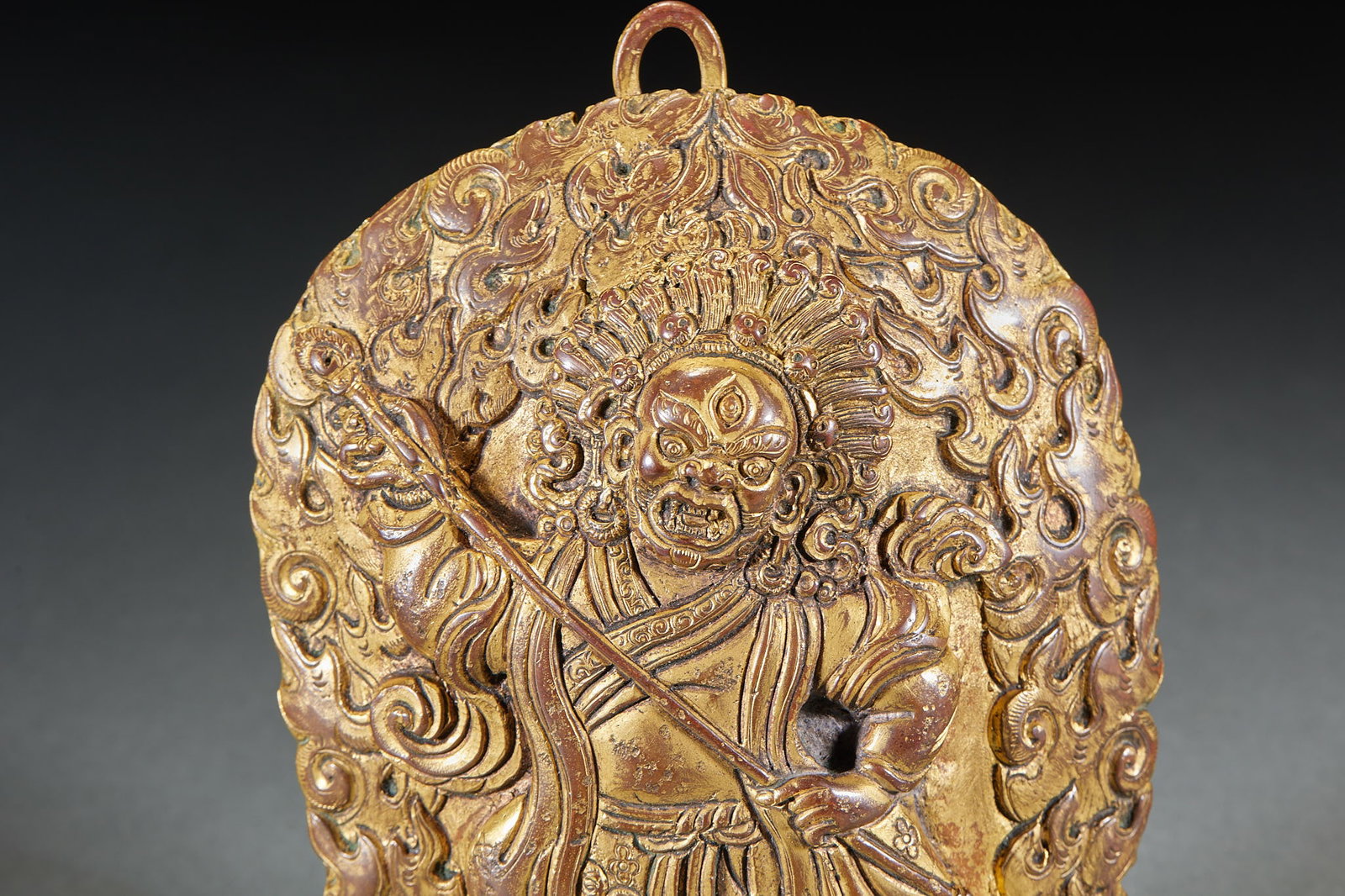 Gilt Bronze Dharma Protector Plaque Set - 9