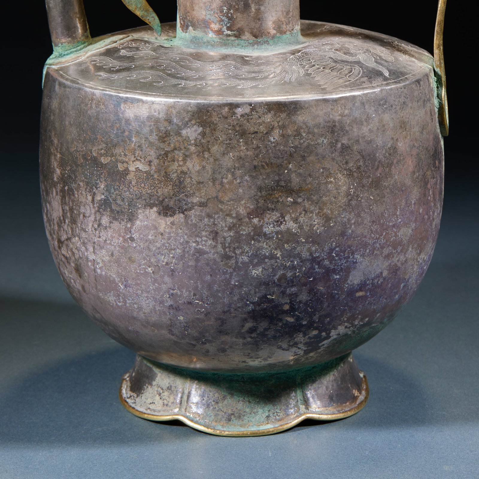 Gilt Silver Phoenix Pattern Wine Warmer - 10
