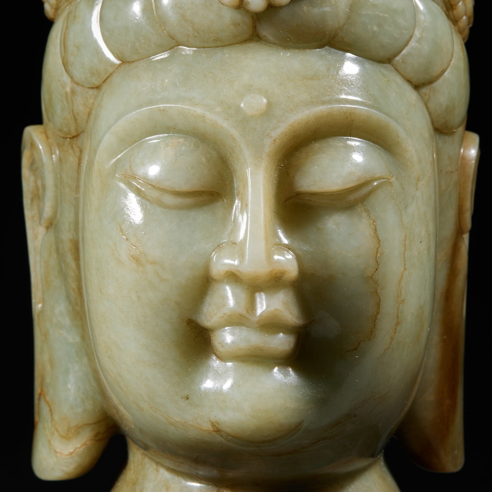 Hetian Jade Guanyin Head - 3