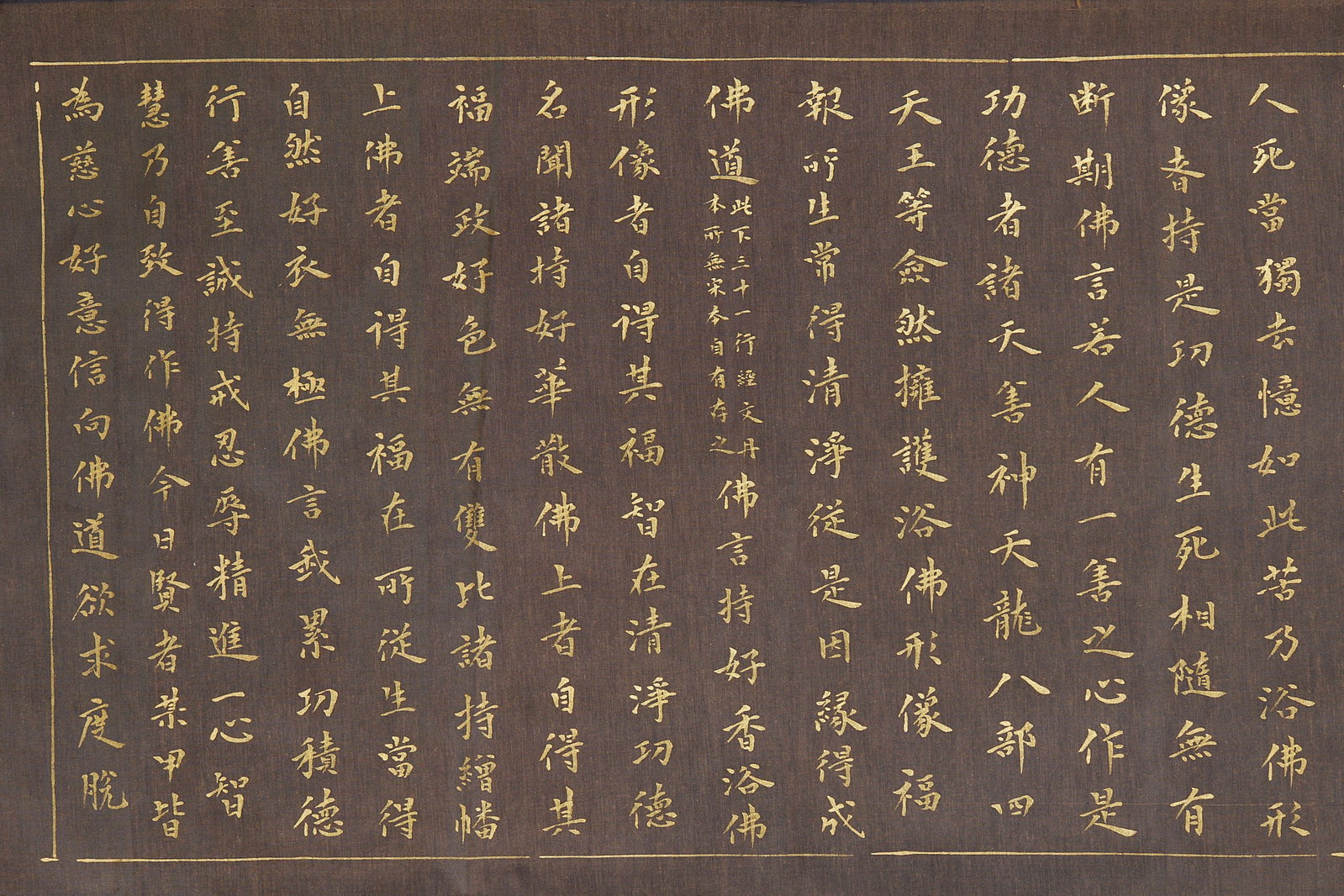 Sutra on Bathing Buddha Statues - 7