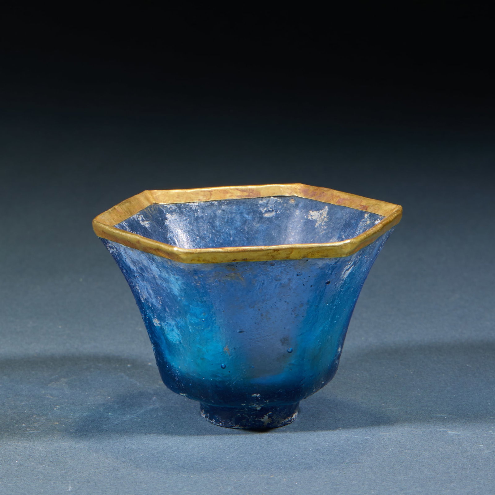 Gilt Silver Colored Glaze Phoenix Cup - 3