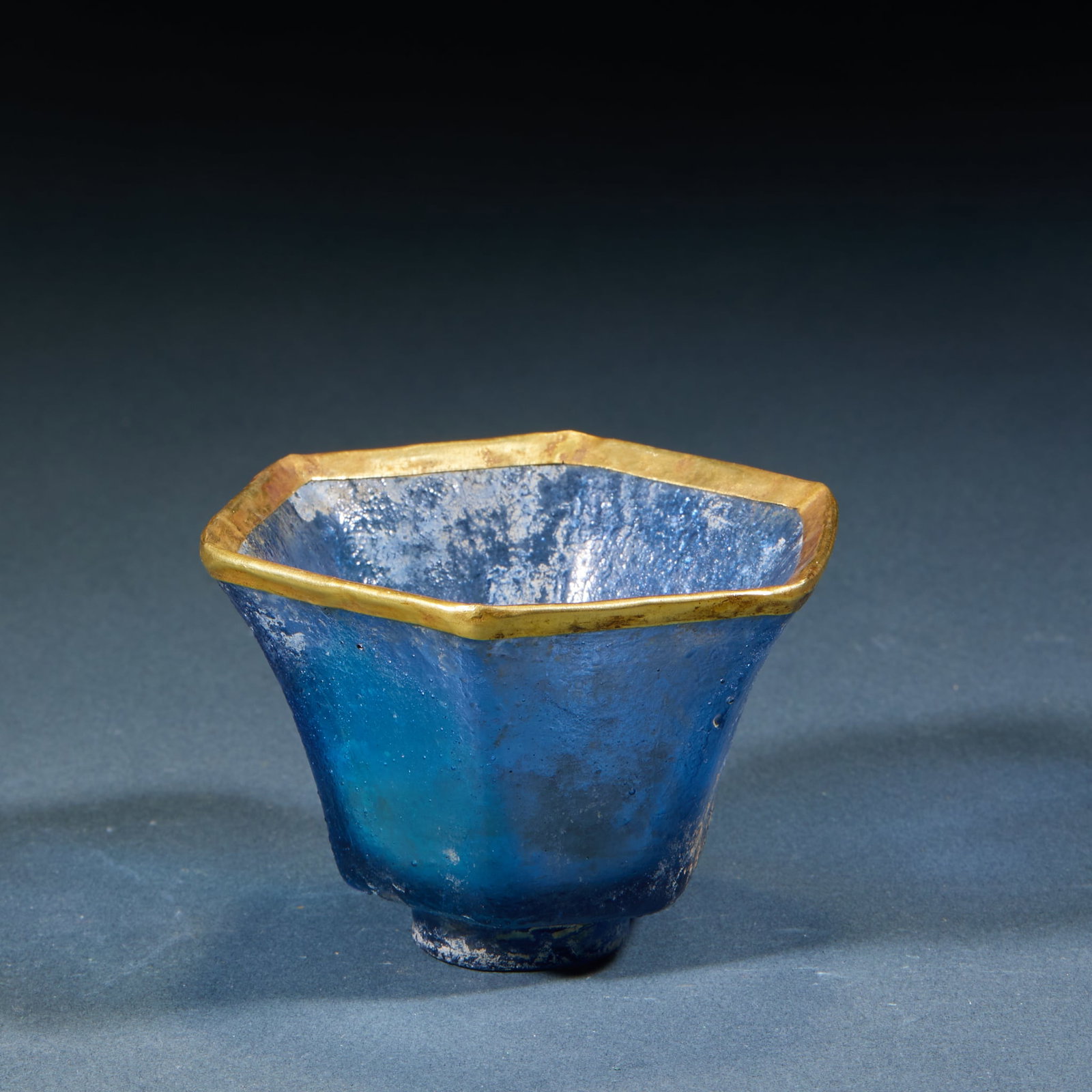 Gilt Silver Colored Glaze Phoenix Cup - 4