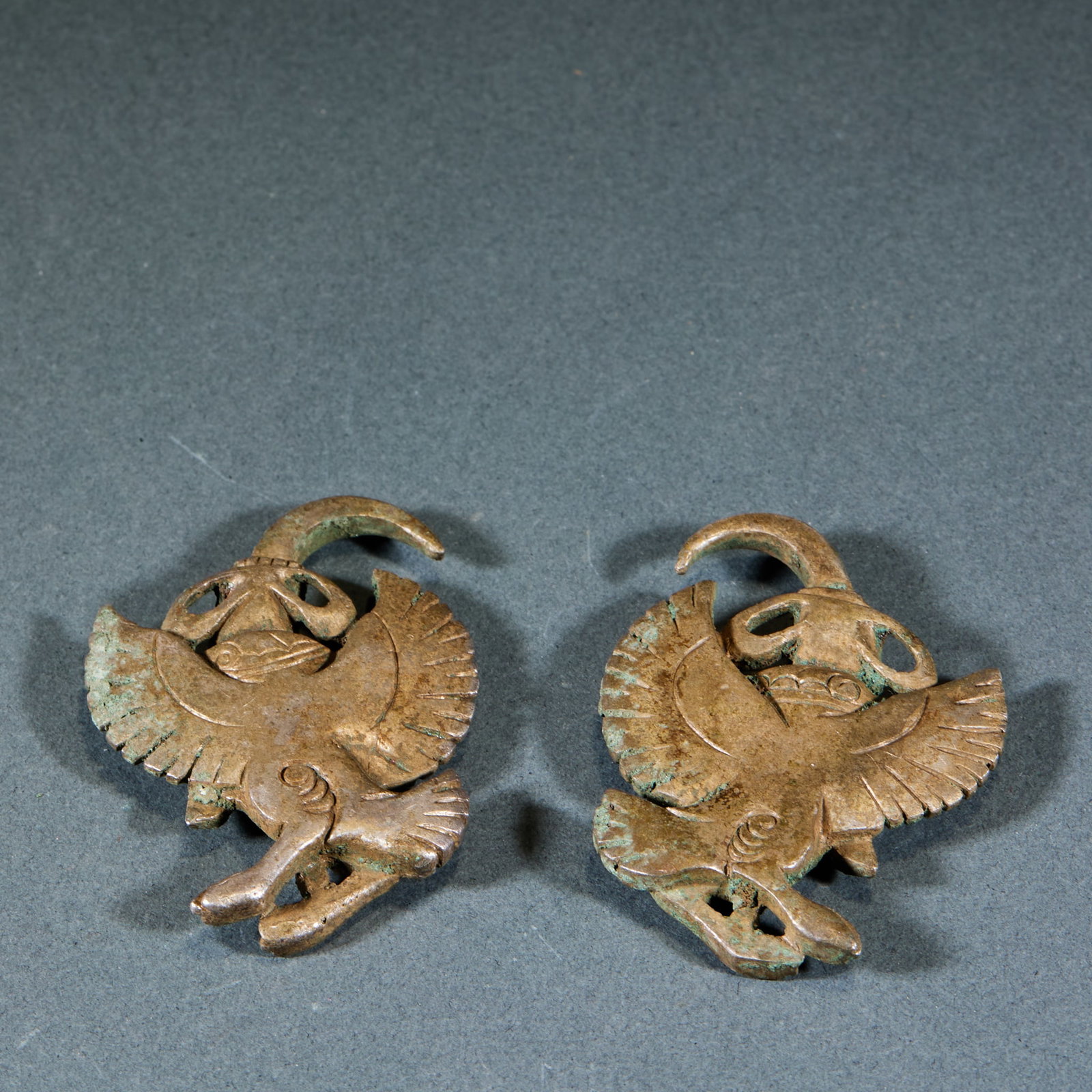 Pure Silver Ornament Set, A Pair - 5