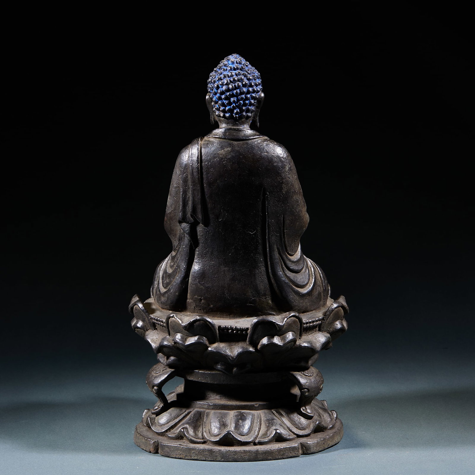 Bronze Seated Sakyamuni Statue - 6
