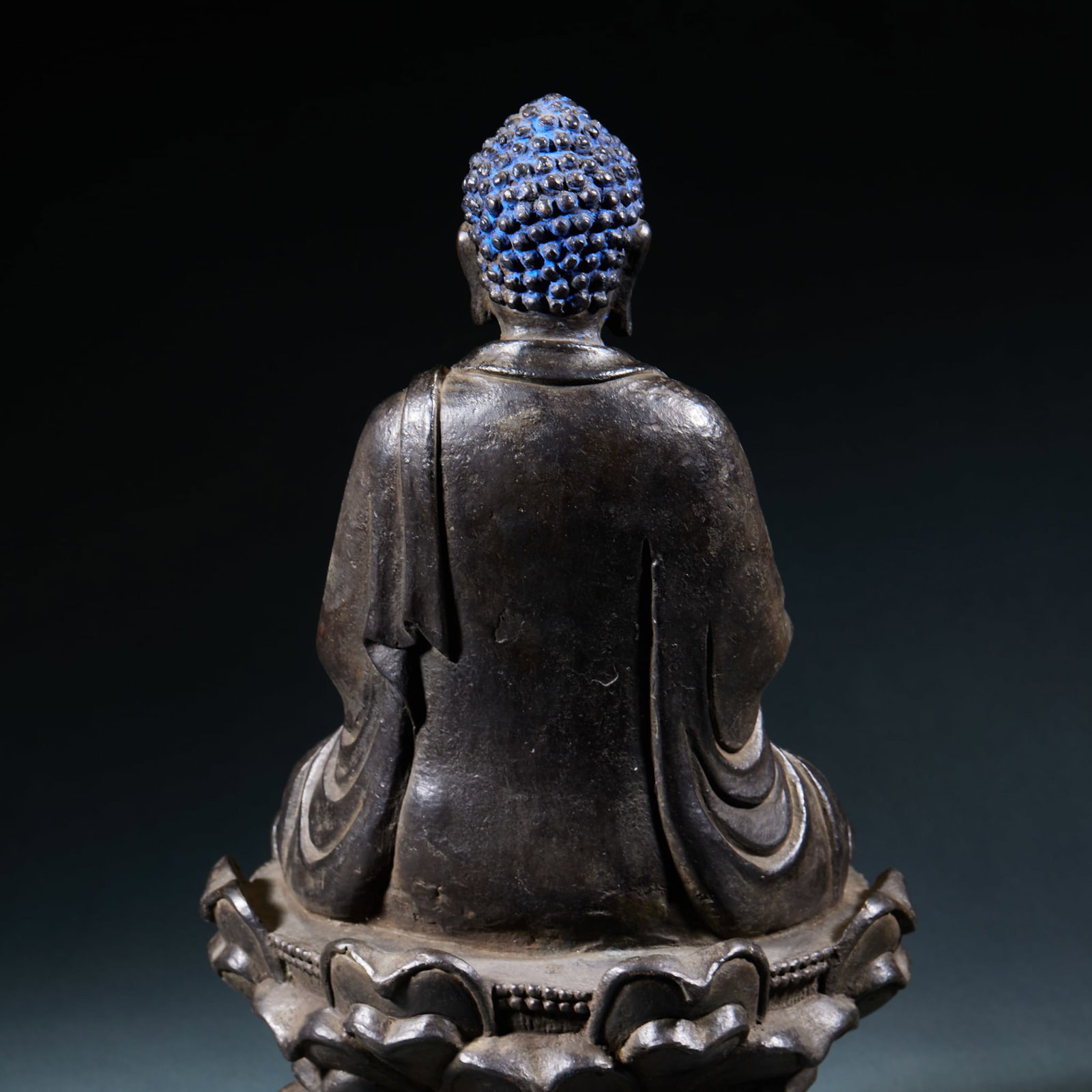 Bronze Seated Sakyamuni Statue - 7
