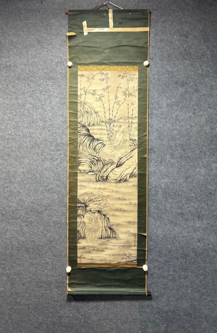 Shi Tao Arhat Vertical Scroll (1 of 9)