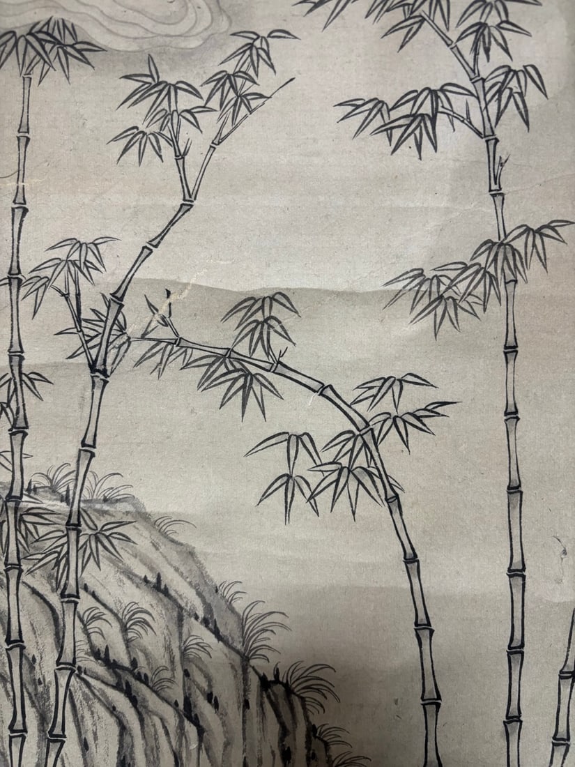 Shi Tao Arhat Vertical Scroll - 9