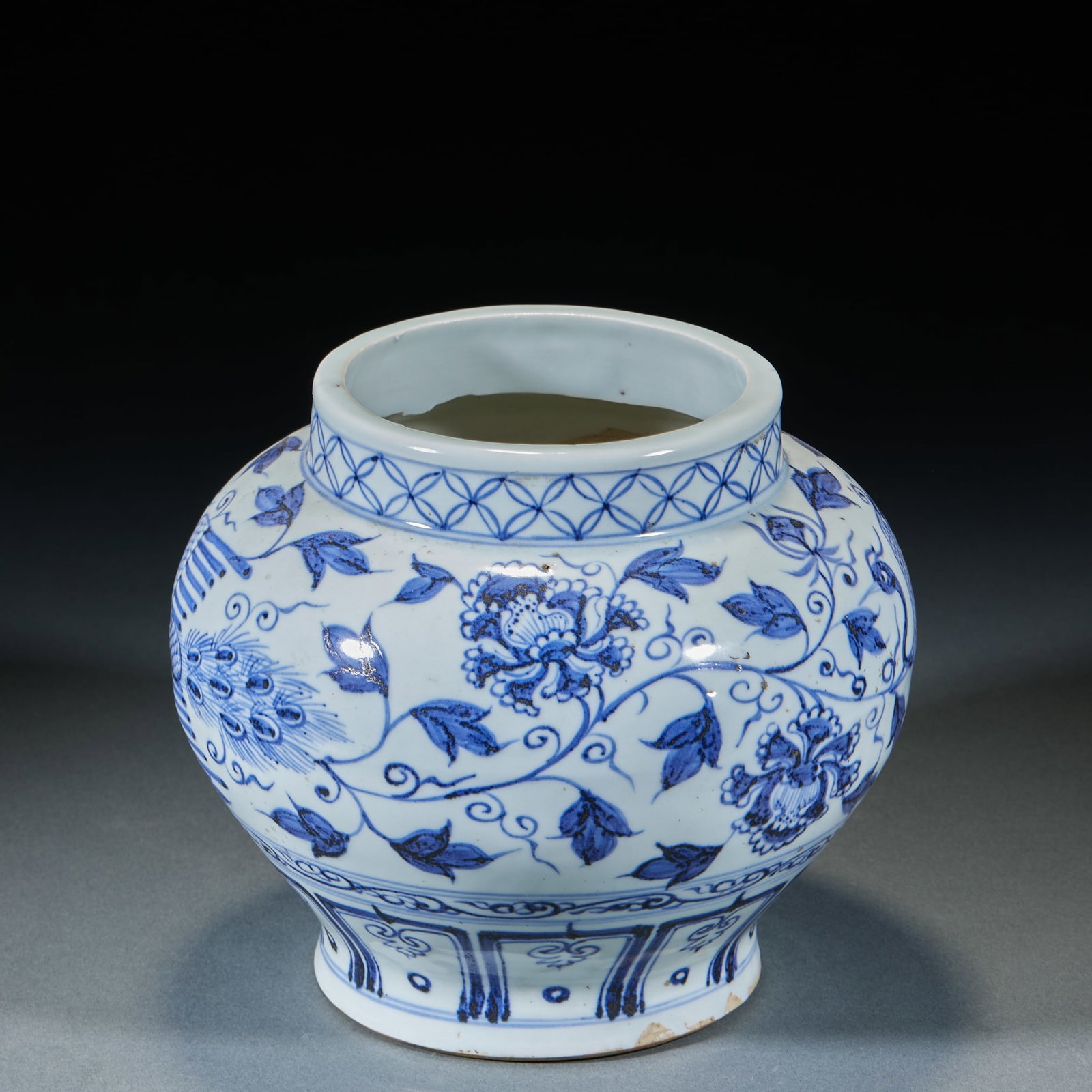Yuan Dynasty Phoenix Pattern Jar - 5