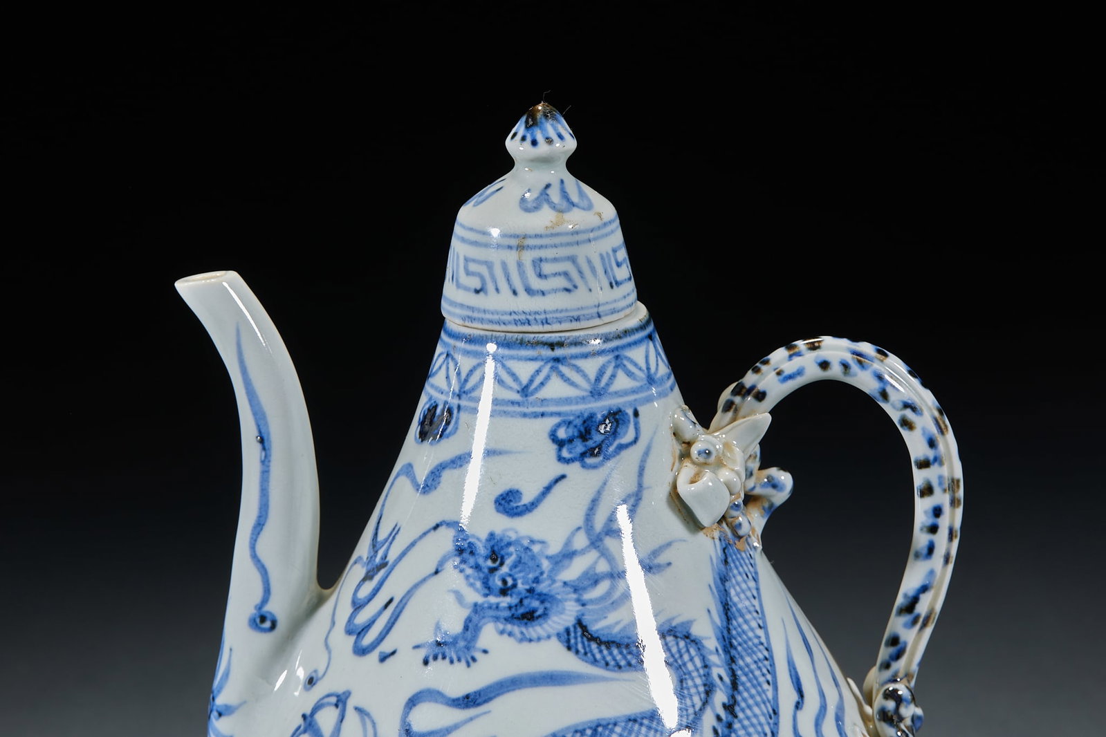 Yuan Dynasty Dragon Pattern Ewer - 3