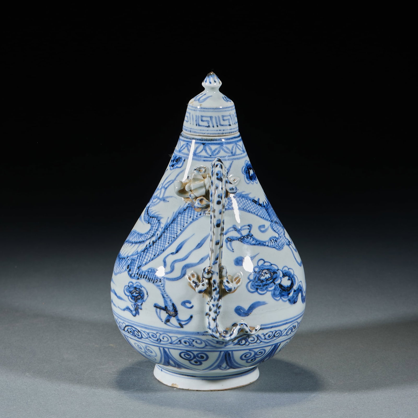Yuan Dynasty Dragon Pattern Ewer - 4