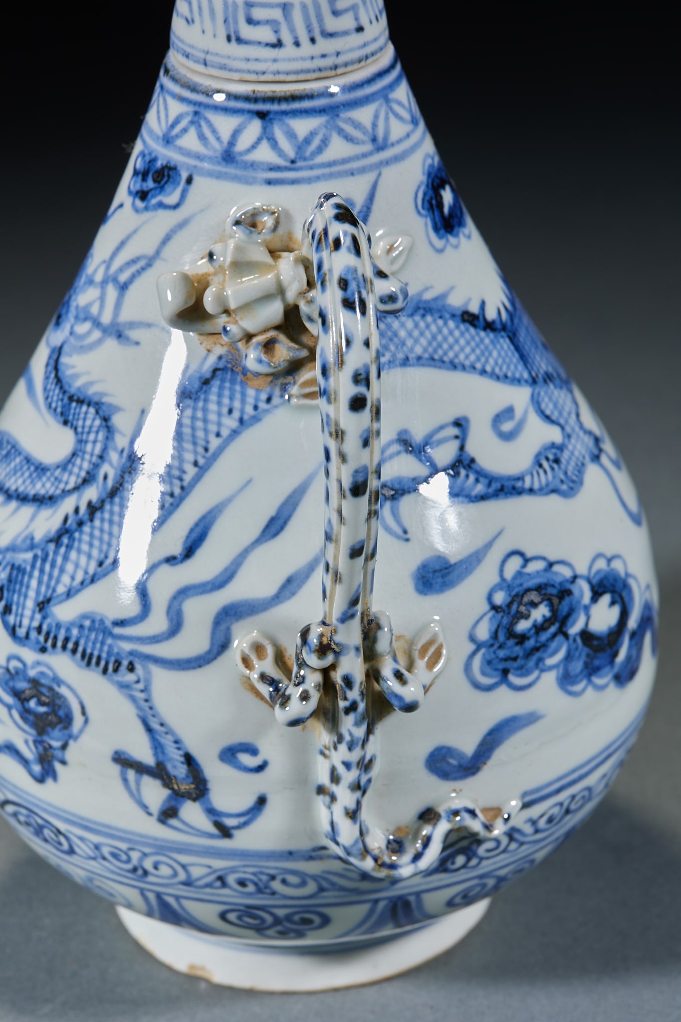 Yuan Dynasty Dragon Pattern Ewer - 5