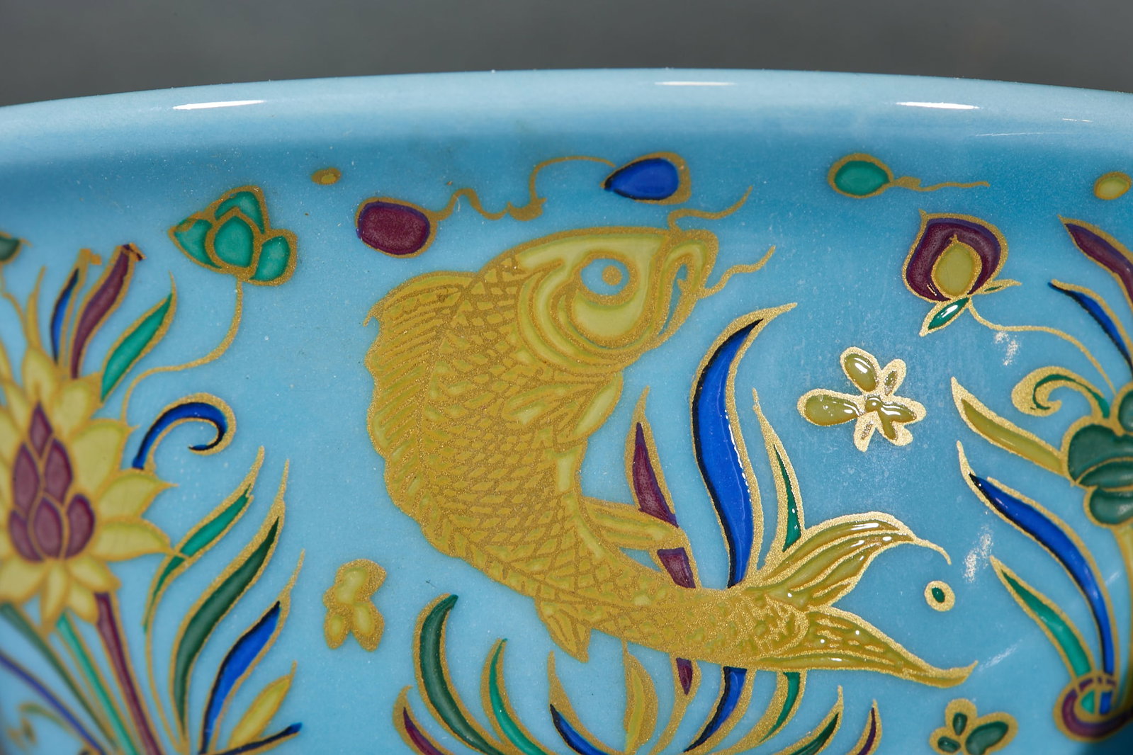 Ming Fahua Fish Pattern Hand Cup - 6