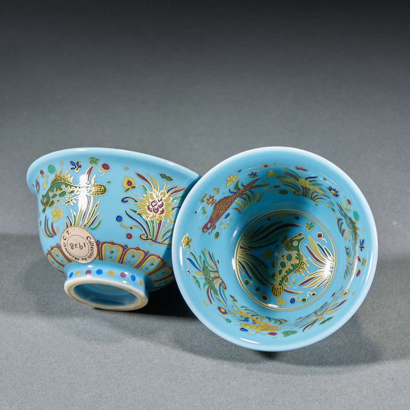 Ming Fahua Fish Pattern Hand Cup - 7
