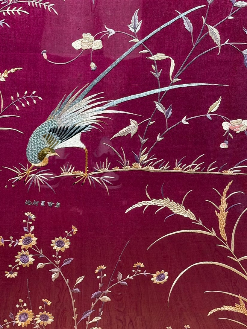 Large Fine Cantonese Embroidery Splendid Future - 2
