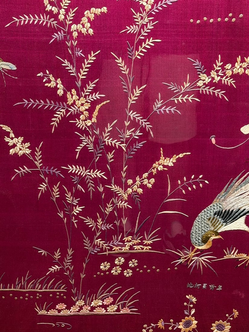 Large Fine Cantonese Embroidery Splendid Future - 3