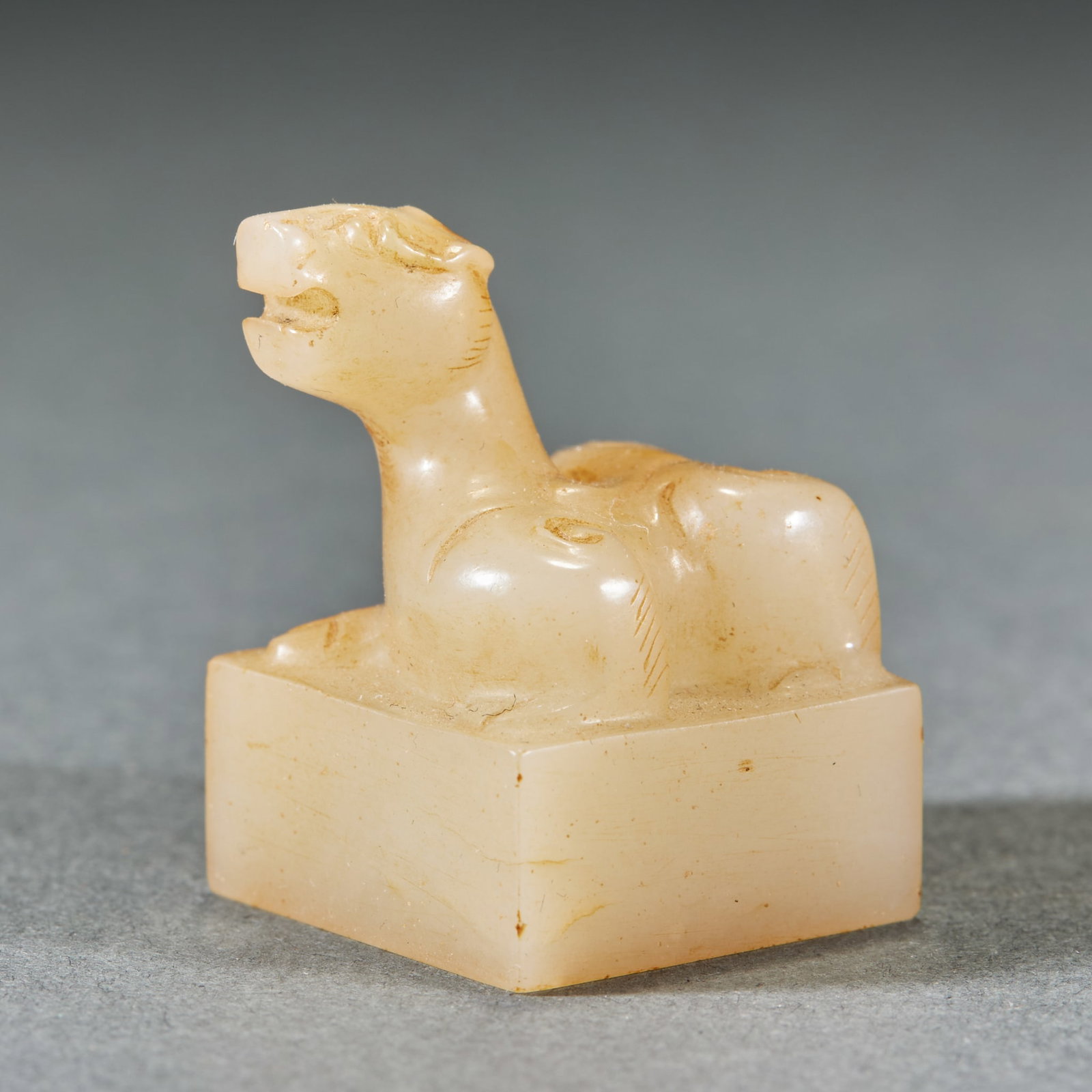 Han Dynasty Beast Button Jade Seal - 2