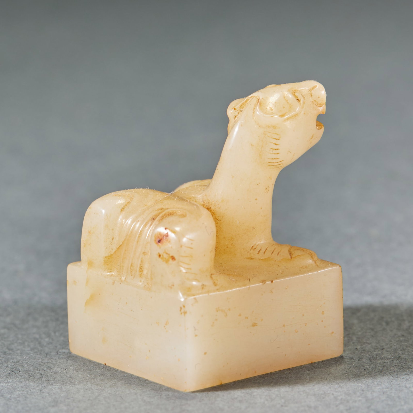 Han Dynasty Beast Button Jade Seal - 5