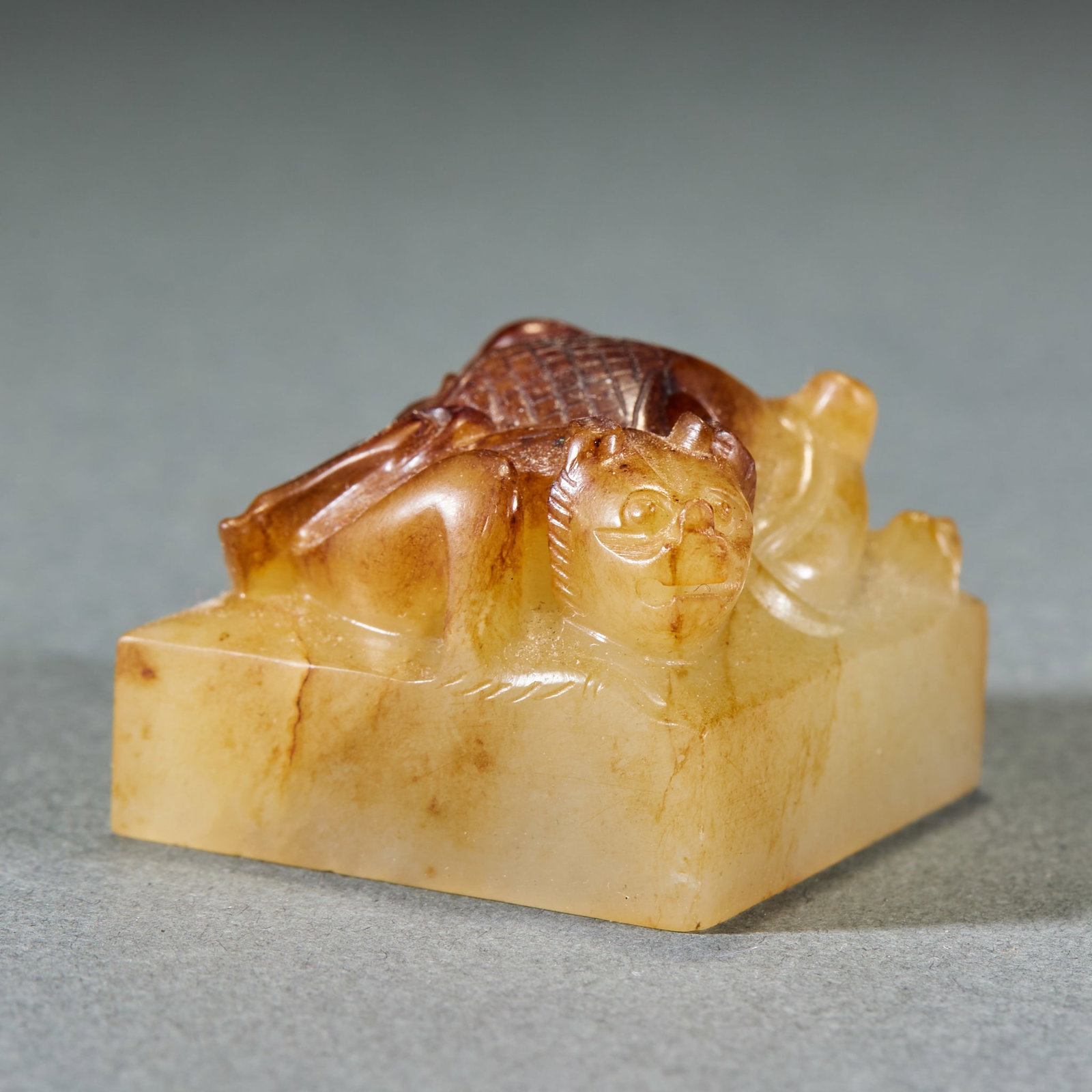 Han Dynasty Turtle Button Jade Seal - 3