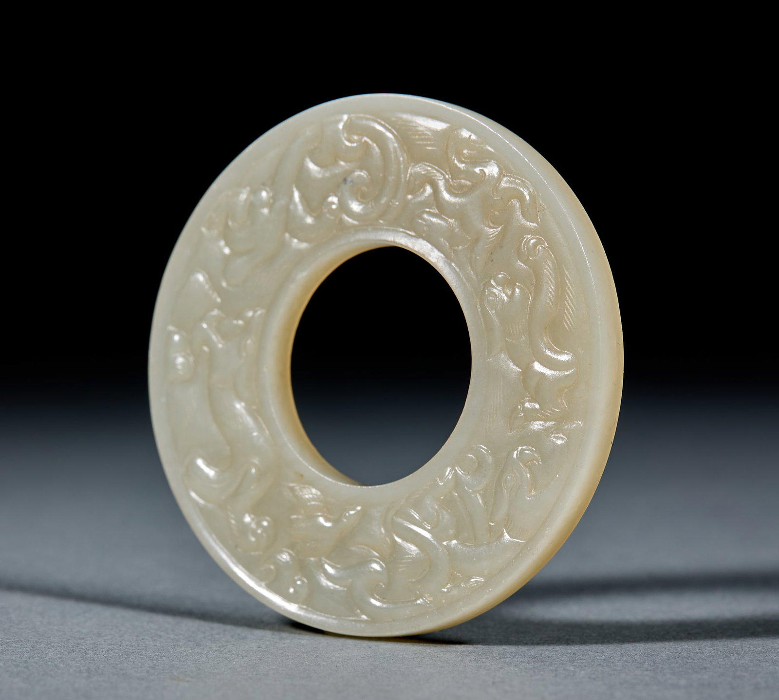Hetian Jade Bi Disc - 4