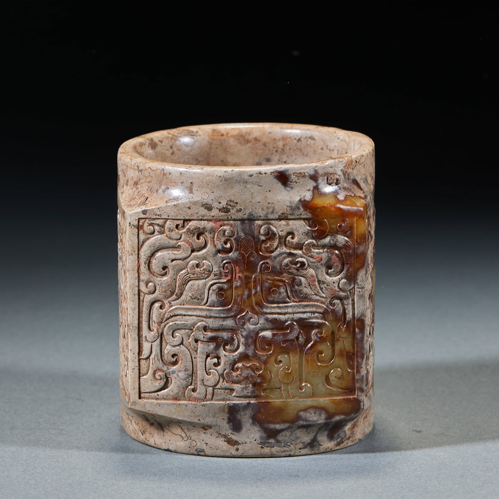 Beast Mask Jade Cong - 2