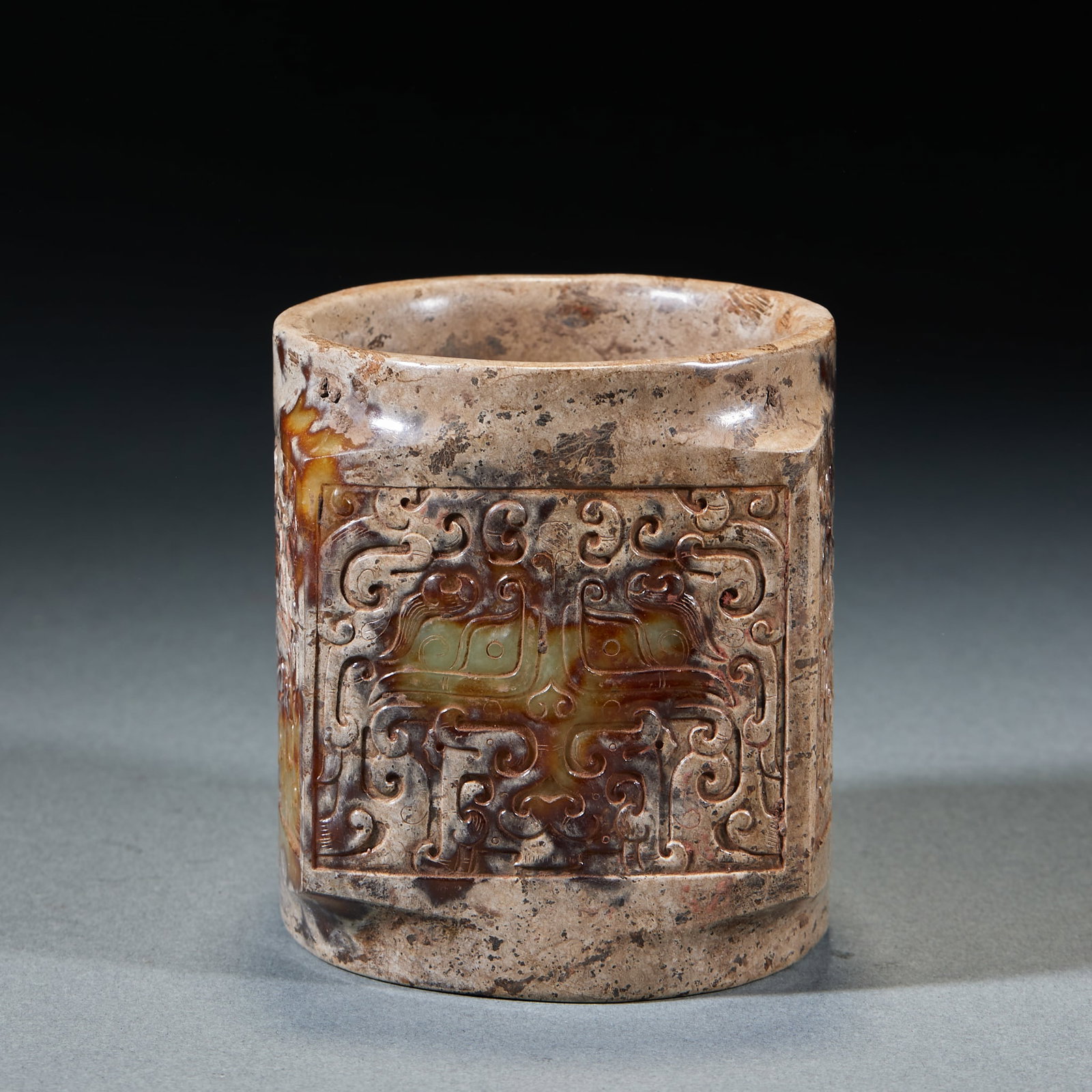 Beast Mask Jade Cong - 3