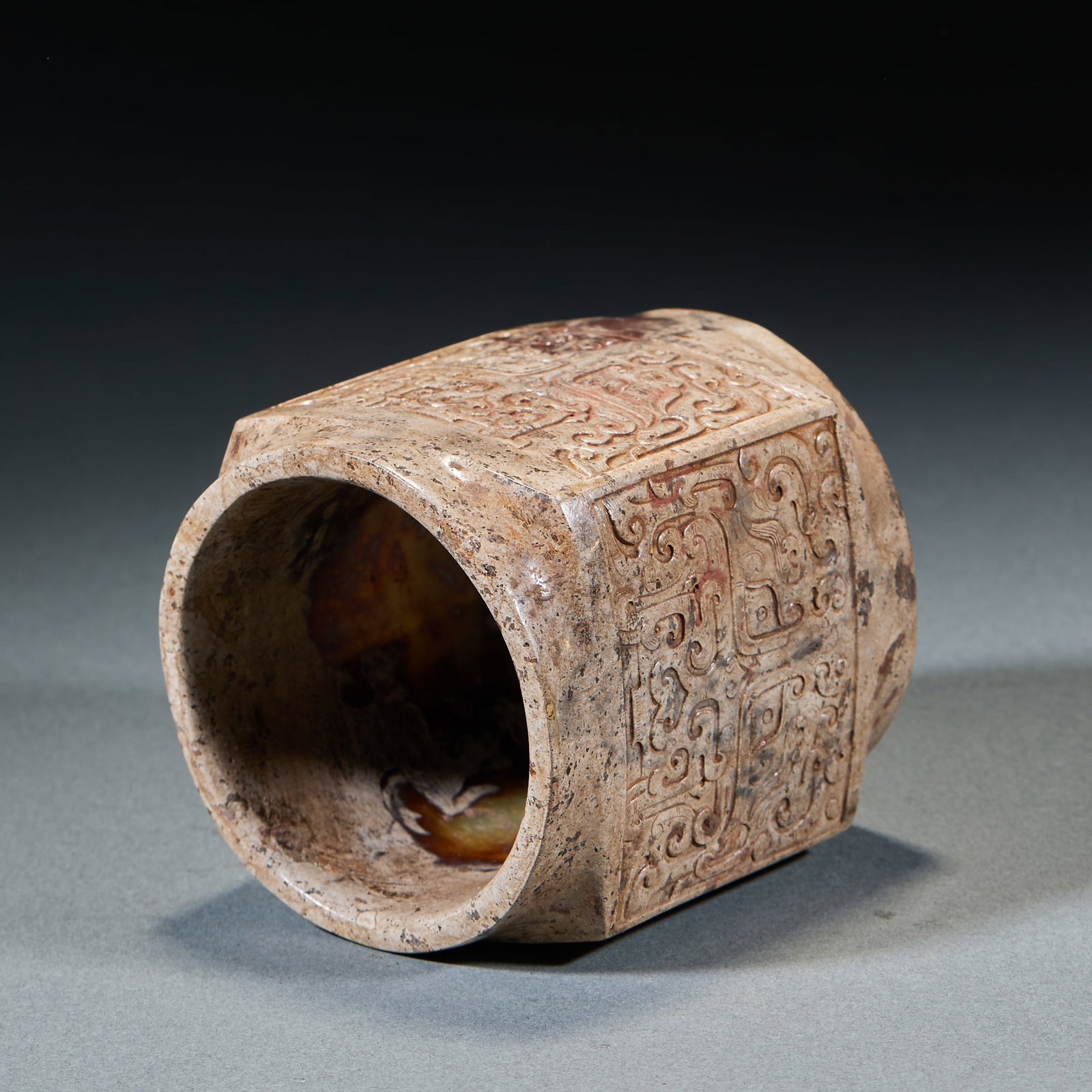 Beast Mask Jade Cong - 6