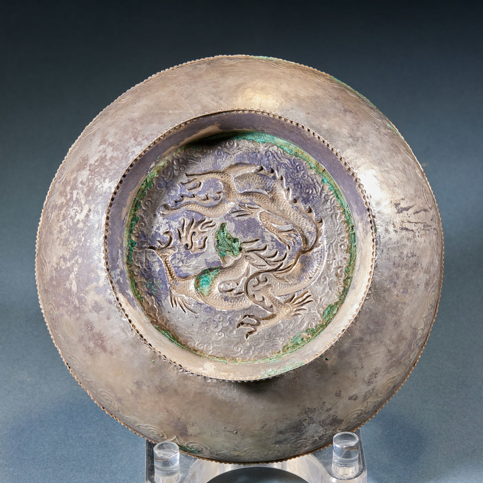 Gilt Silver Dragon Pattern Bowl - 5