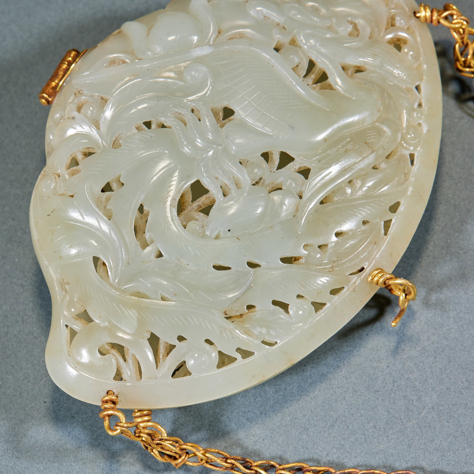 Hetian Jade Phoenix Pattern Sachet - 3
