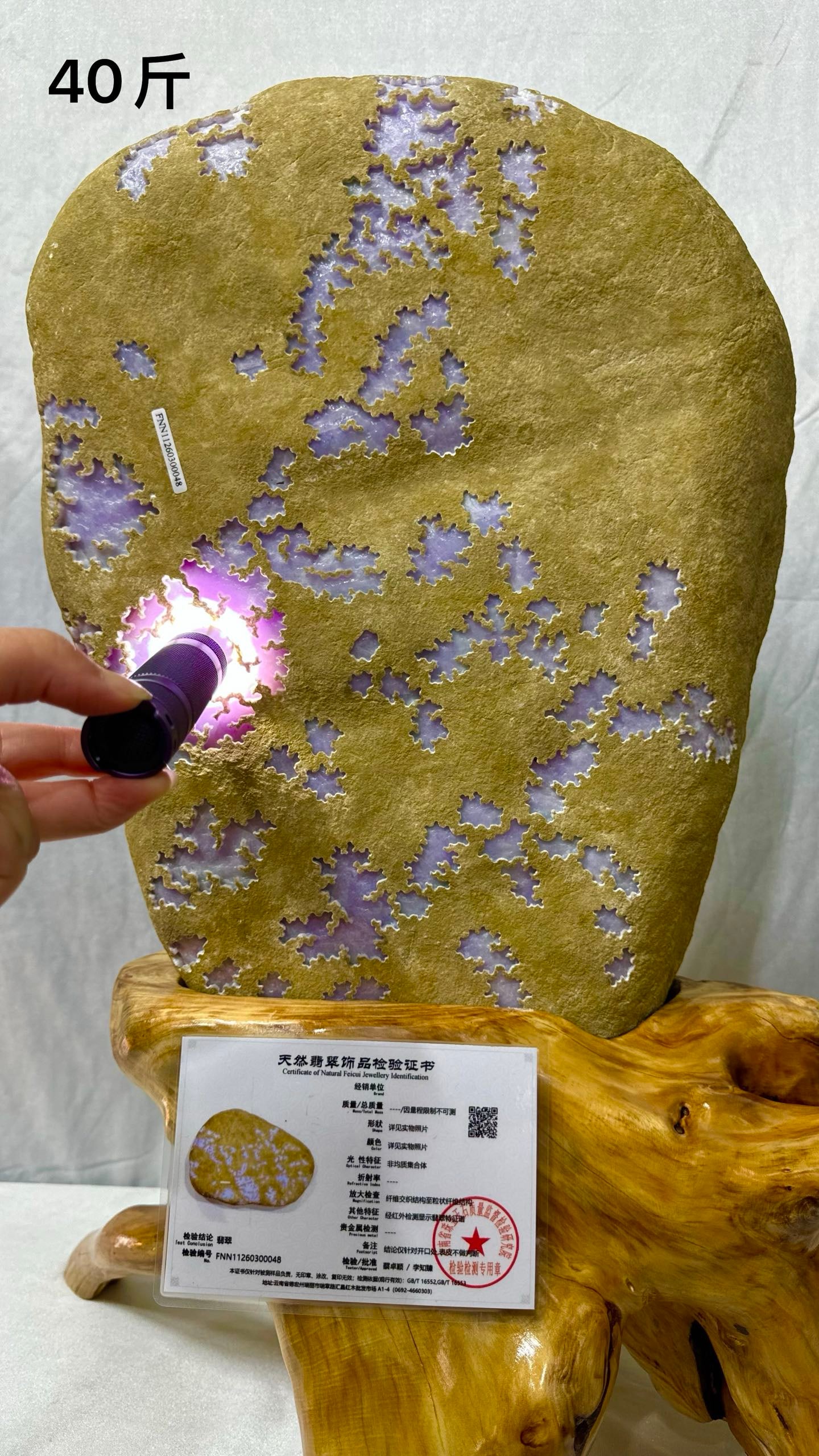Violet Jadeite Rough Stone (1 of 8)