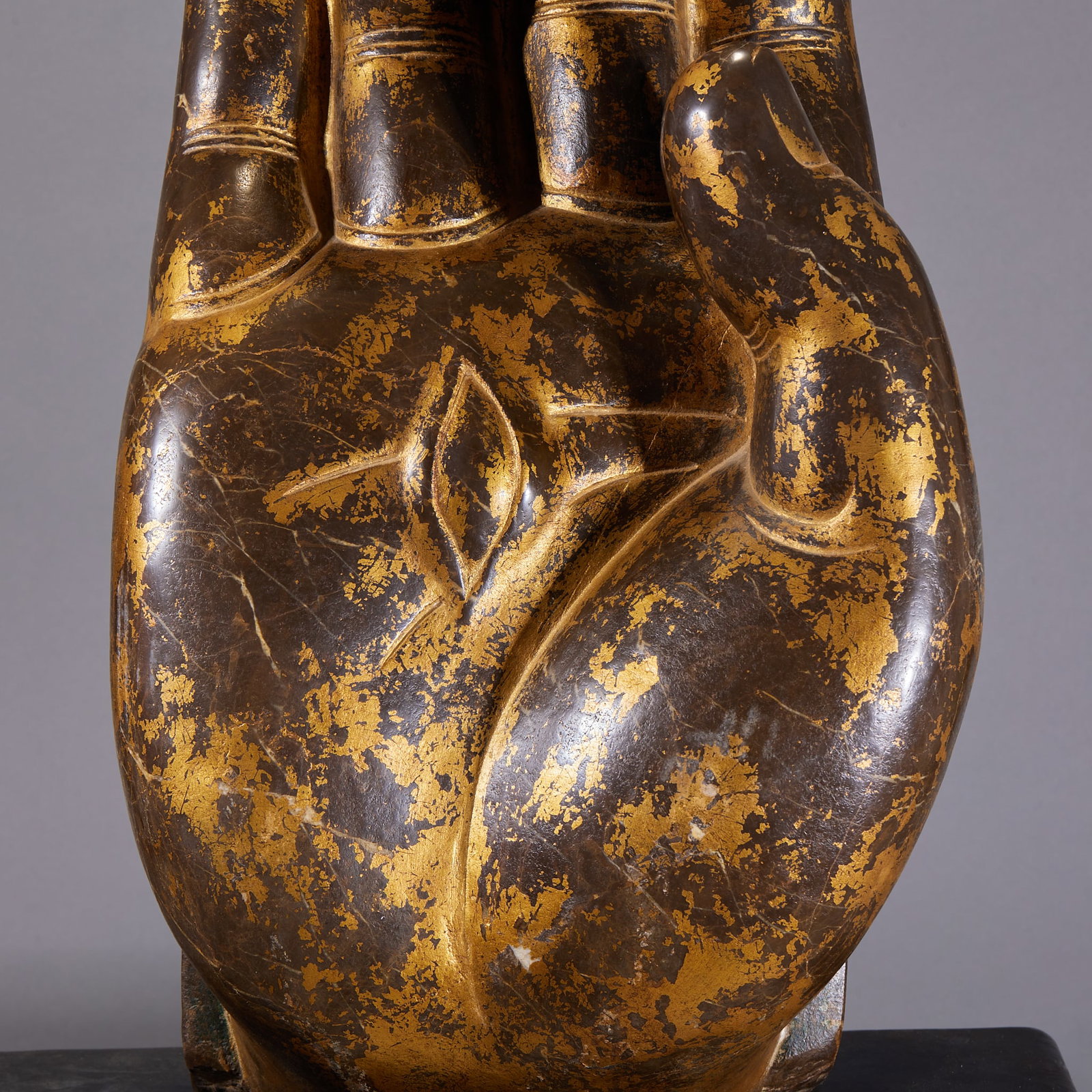 Bluestone Gilded Buddha Hand - 3