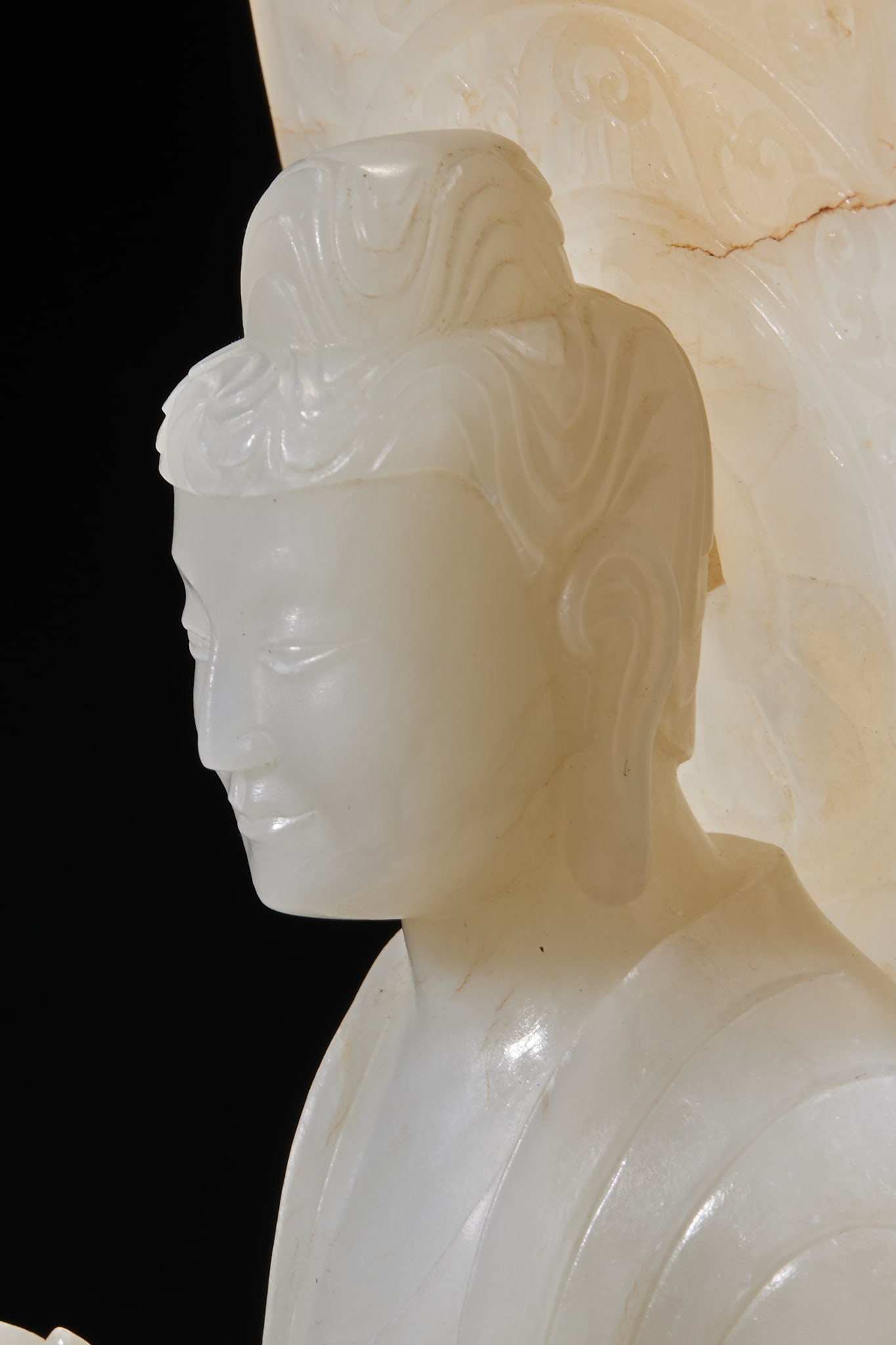 Hetian Jade Buddha Statue - 7