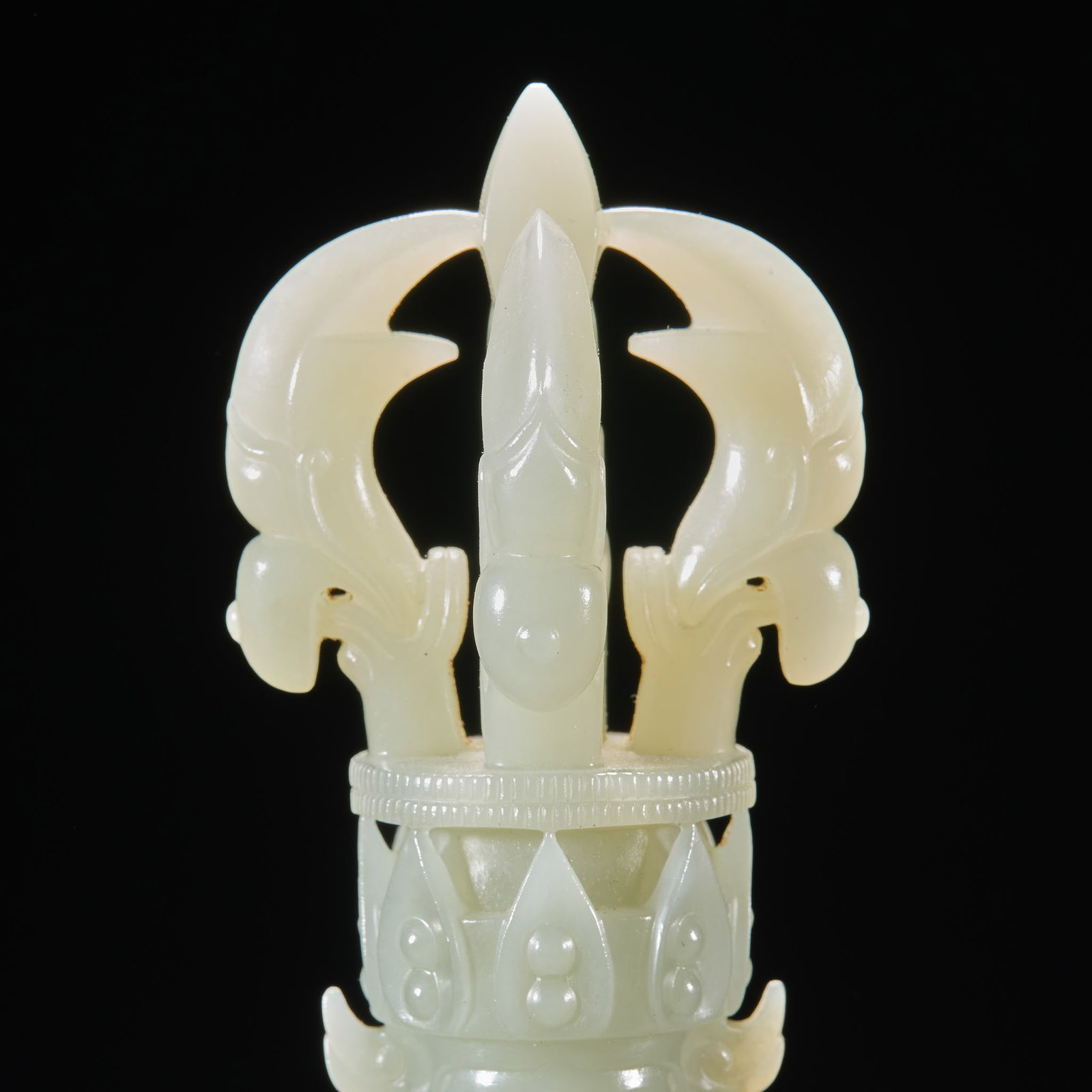 Hetian Jade Buddhist Ritual Implement - 2