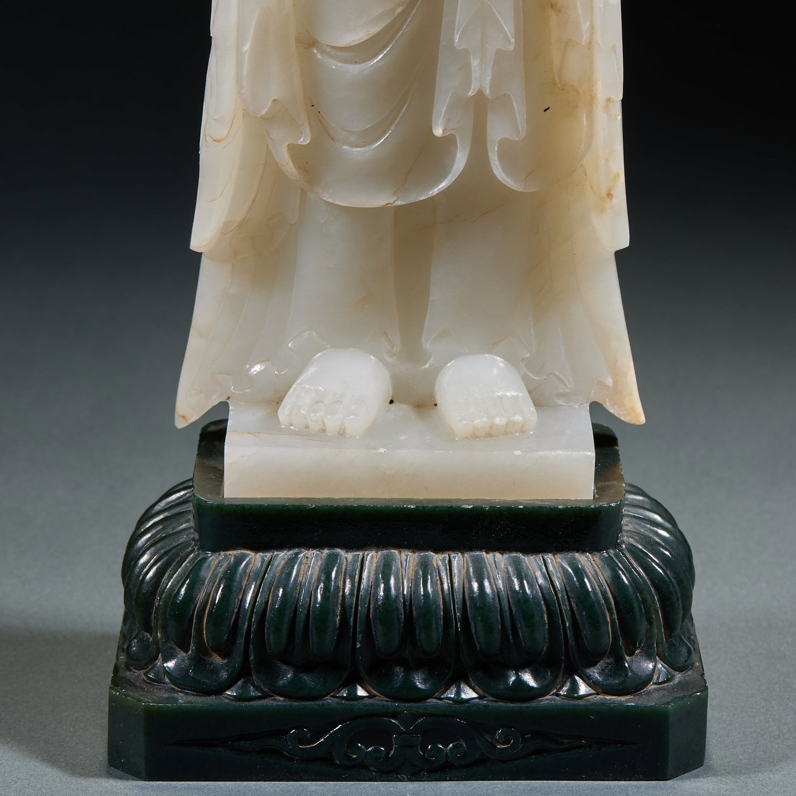 Hetian Jade Buddha Statue - 5