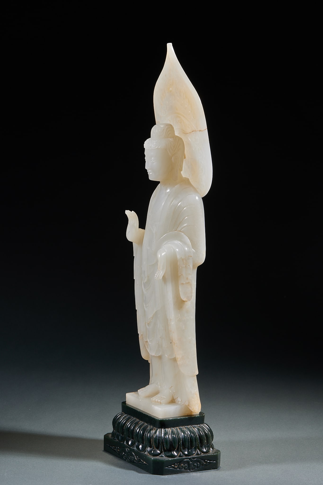 Hetian Jade Buddha Statue - 6