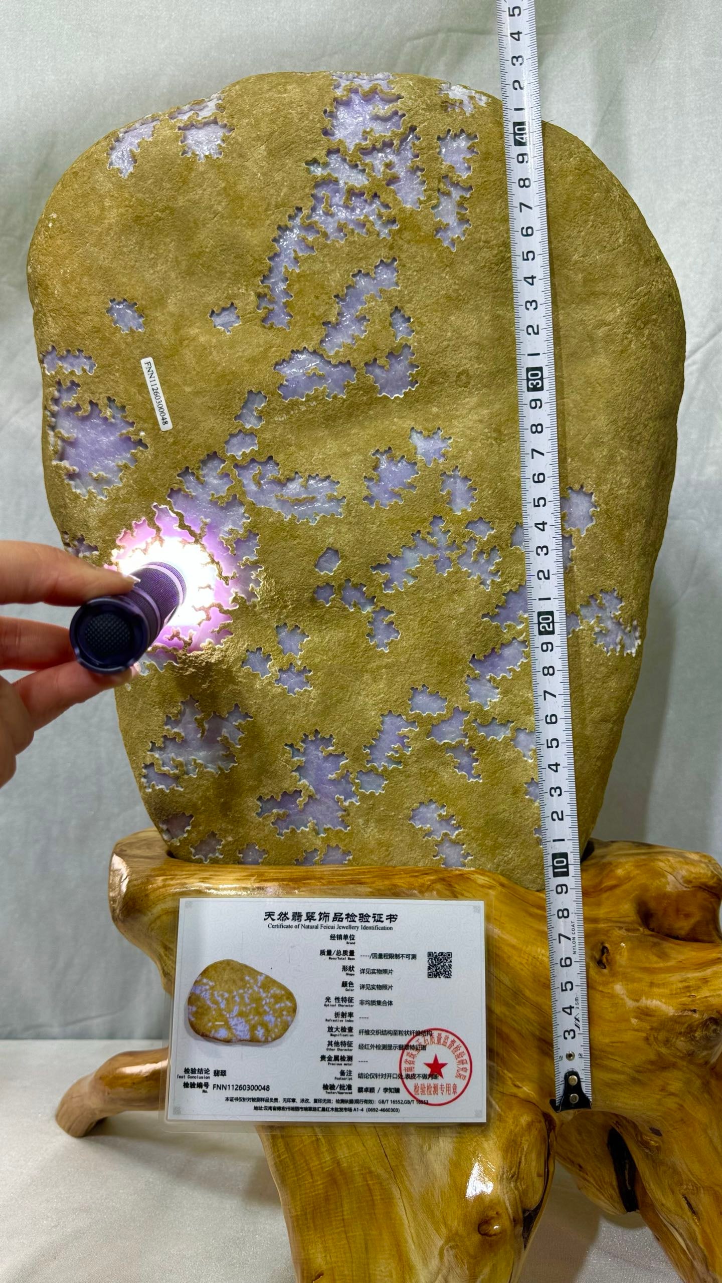 Violet Jadeite Rough Stone - 7