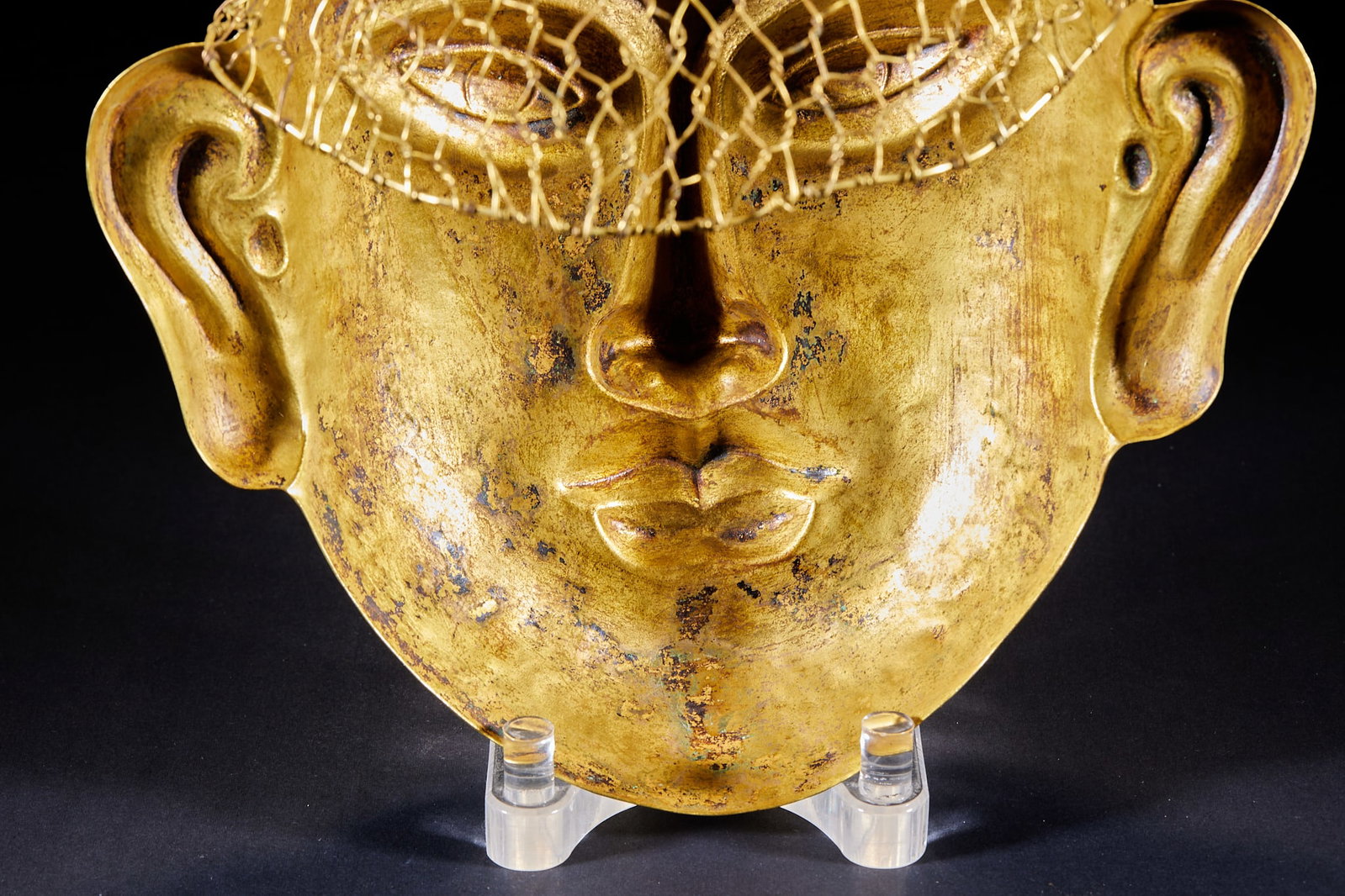 Gilt Bronze Mask - 7