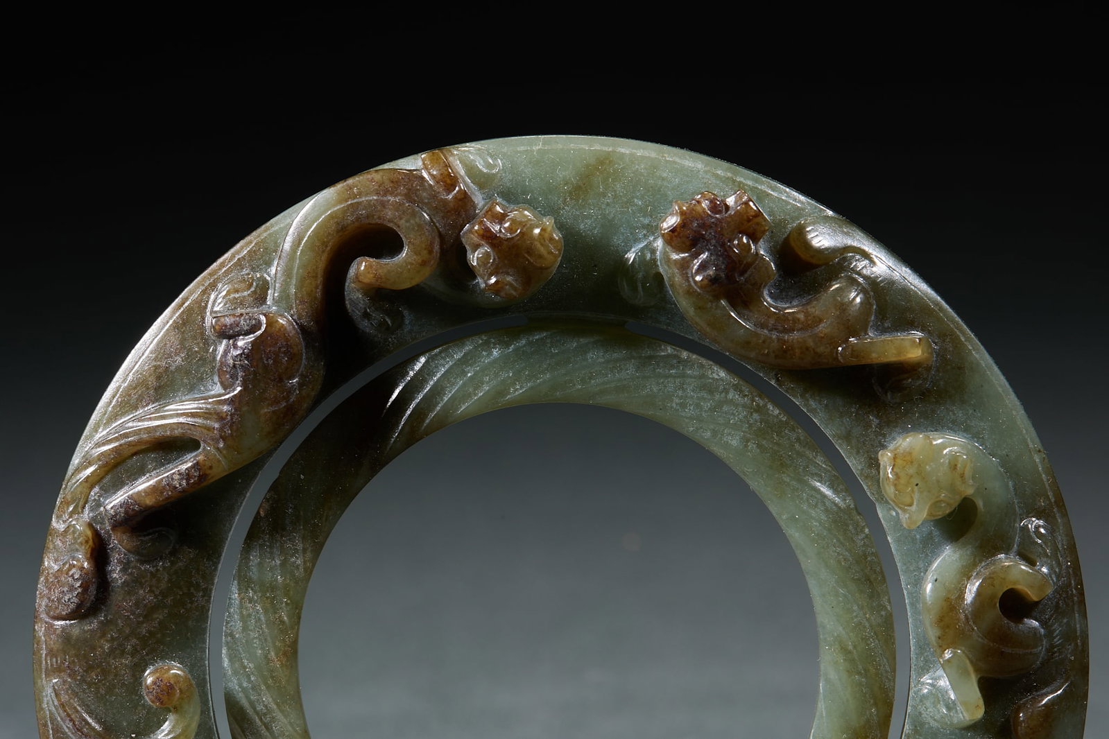 Hetian Jade Circular Bi Disc - 2