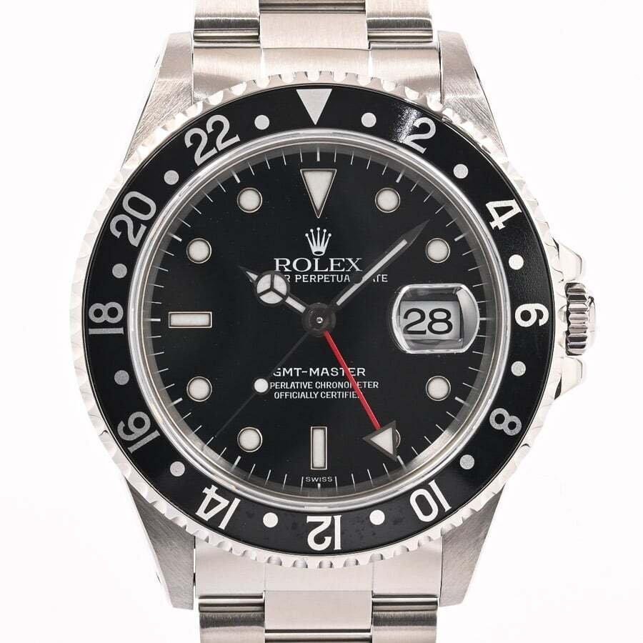 Rolex GMT-Master 16700BK Stainless Steel Black Dial Automatic Men's Watch: Condition:Pre-ownedBrand / manufacturer : RolexProduct name : Rolex GMT-Master 16700BK Stainless Steel Black Dial Automatic Men's WatchPart no : 16700BKMaterial : SSProduct rank : Second-hand goodsArm