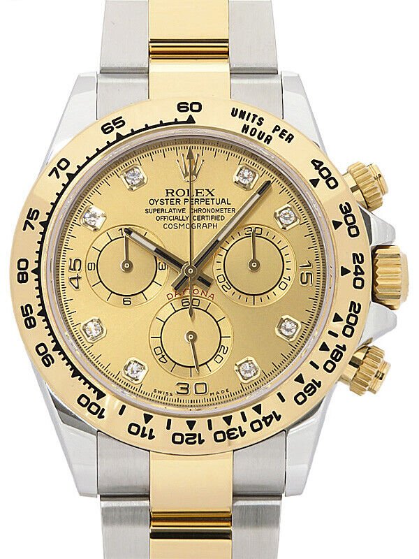 Rolex Cosmograph Daytona 8P Diamond 116503G Champagne Gold Dial Men's Watch: Condition:Pre-ownedBrand / manufacturer : RolexProduct name : Rolex Cosmograph Daytona 8P Diamond 116503G Champagne Gold Dial Men's WatchPart no : 116503GMaterial : SS/YGProduct rank : Second-hand goo