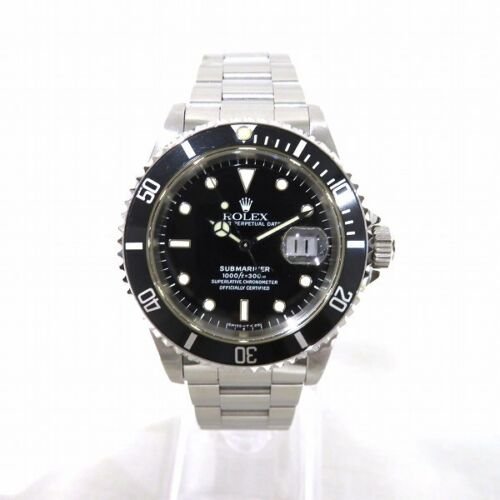 Rolex Submariner Date 16610 Automatic Stainless Steel Men's Watch: Condition:Pre-ownedBrand / manufacturer :RolexProduct name :Rolex Submariner Date 16610 Automatic Stainless Steel Men's WatchPart no :16610Material : SSProduct rank : Second-hand goodsArm Around (Max)