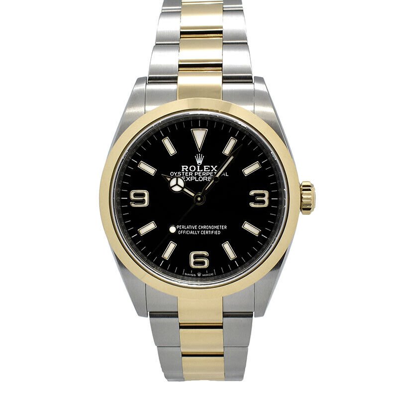 Rolex Explorer 1 124273 36mm Black Dial 18KYG/SS Automatic Men's Watch: Condition:Pre-ownedBrand / manufacturer : RolexProduct name : Rolex Explorer 1 124273 36mm Black Dial 18KYG/SS Automatic Men's WatchPart no : 124273Material : 18KYG/SSProduct rank : Second-hand goodsA