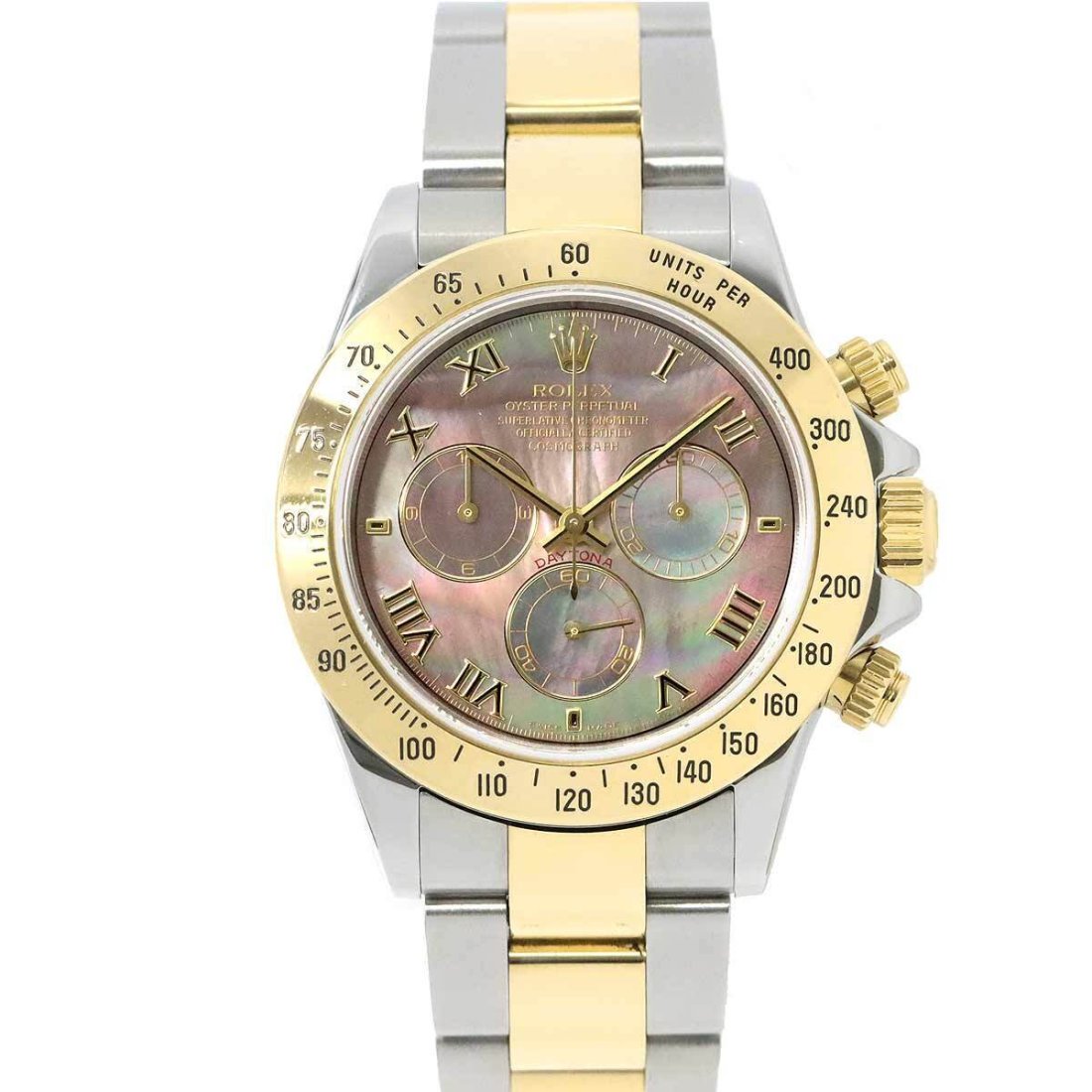 ROLEX Daytona 116523NR Serial P 750 YG Black Shell Dial Mens: Condition: Pre-owned:Brand:ROLEXRefNumber:116523(Serial P)Movement:AutomaticMaterial:Stainless steel,750 Yellow GoldCountry:swissDepartment:MenCaseSize Length:46mm(included lag)CaseSize Width:38mm(not