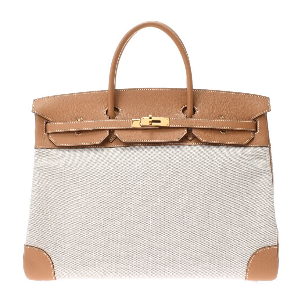 HERMES Birkin 40 Natural/Palladium Hardware Toile Ash/Veau Epson Women's Handbag: Condition:Pre-ownedBrand / manufacturer : HERMESProduct name : HERMES Birkin 40 Natural/Palladium Hardware Toile Ash/Veau Epson Women's HandbagMaterial : Toile Ash/Veau EpsonProduct rank : Second-hand
