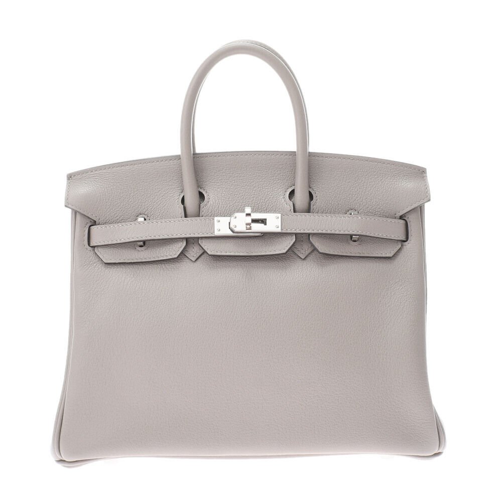 HERMES Birkin 25 Grease Asphalt/Palladium Taurillon Novillo Women's Handbag: Condition:Pre-ownedBrand / manufacturer : HERMESProduct name : HERMES Birkin 25 Grease Asphalt/Palladium Taurillon Novillo Women's HandbagMaterial : Taurillon NovilloProduct rank : Second-hand goodsSi