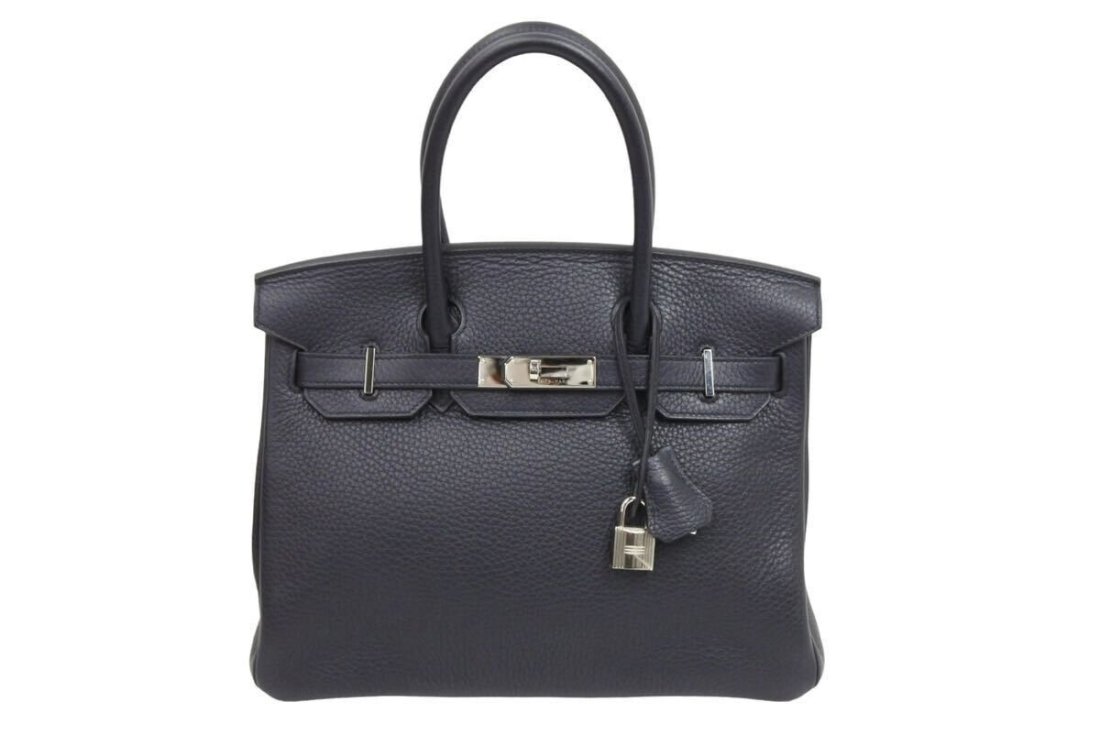 HERMES Birkin 30 Blue Ocean Togo Silver Metal Fittings Women's Handbag: Condition:Pre-ownedBrand / manufacturer : HERMESProduct name : HERMES Birkin 30 Blue Ocean Togo Silver Metal Fittings Women's HandbagMaterial : TogoProduct rank : Second-hand goodsSize : 30 cm Ã— 2