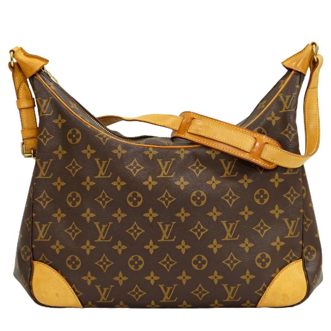 Louis Vuitton Boulogne 35 M51260 Monogram Canvas Shoulder Bag Brown: Condition:Pre-ownedBrand: Louis VuittonStyle Name: Boulogne 35Style Number: M51260Color: Brown, Gold hardwareMaterial: Monogram Canvas, LeatherSize in cm: W 35 x H 22 x D 10 cmSize in inch: W 13.77 x 