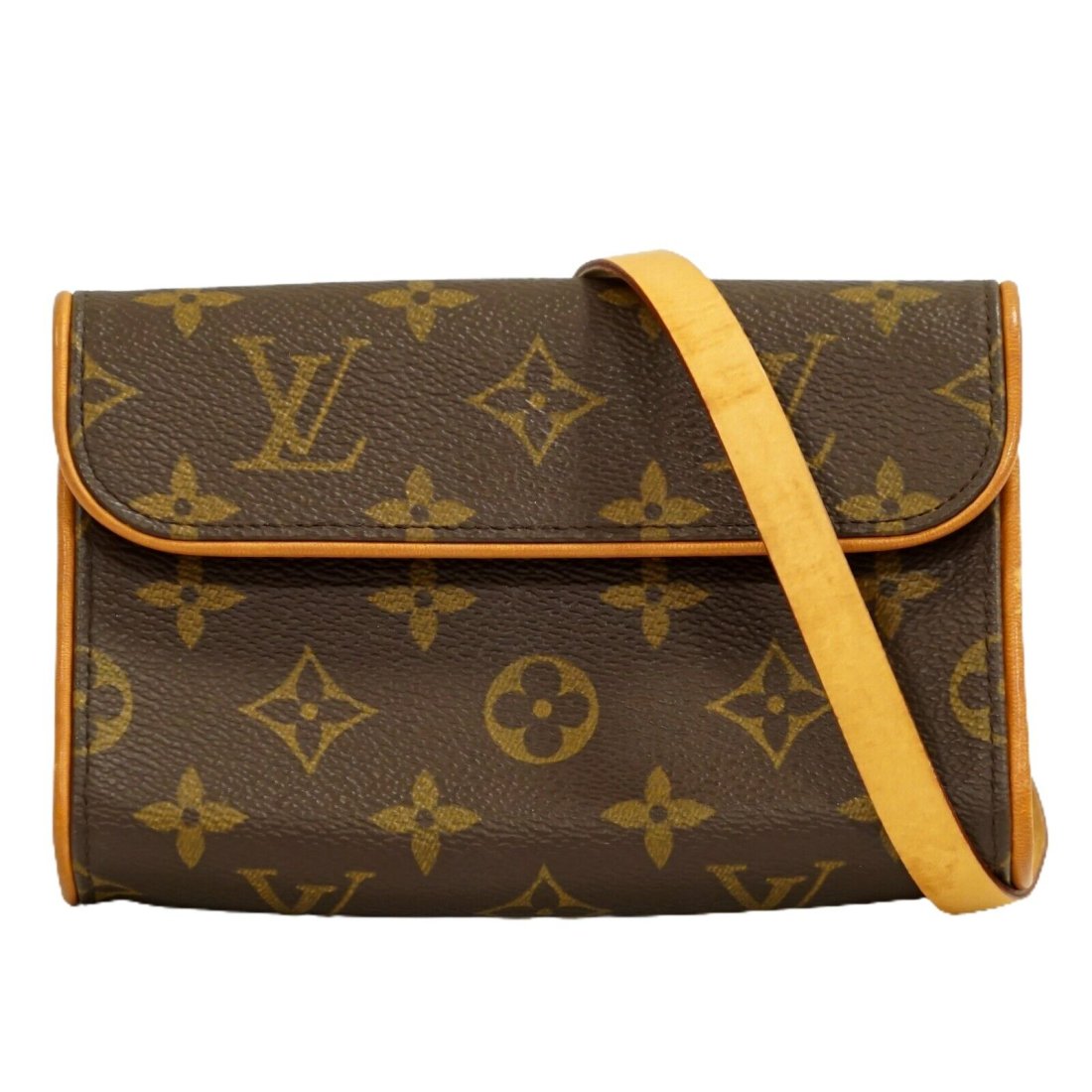 Louis Vuitton Pochette Florentine M51855 Belt Bag Waist Pouch Brown: Condition:Pre-ownedBrand: Louis VuittonStyle Name: Pochette FlorentineStyle Number: M51855Color: Brown, Gold hardwareMaterial: Monogram CanvasLining: AlcantaraSize in cm: W 17 x H 12 x D 4 cmSize in i
