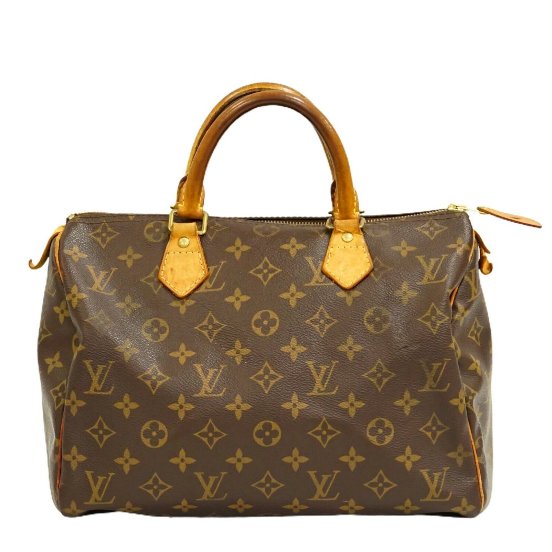 Louis Vuitton Speedy 30 M41526 Monogram Canvas Handbag Brown: Condition:Pre-ownedBrand: Louis VuittonStyle Name: Speedy 30Style Number: M41526Color: Brown, Gold hardwareMaterial: Monogram Canvas, LeatherSize in cm: W 31 x H 21 x D 18 cmSize in inch: W 12.20 x H 