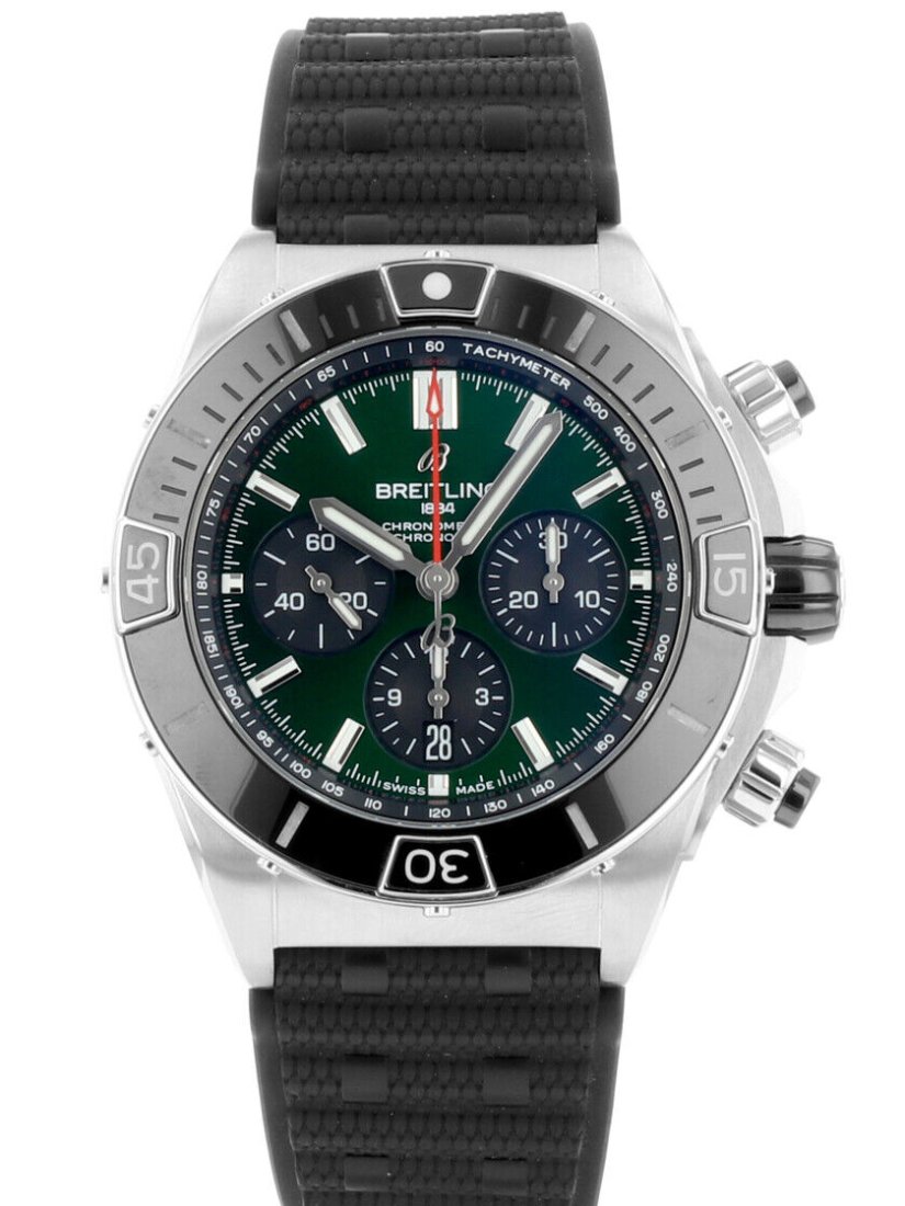 Breitling AB0136 / AB0136251L1S1 Super Chronomat B01 44 Automatic Men's Watch: Condition: Pre-owned Brand / manufacturer : Breitling Product name : Breitling AB0136 / AB0136251L1S1 Super Chronomat B01 44 Automatic Men's Watch Part no : AB0136 / AB0136251L1S1 Material : SS/Rubber