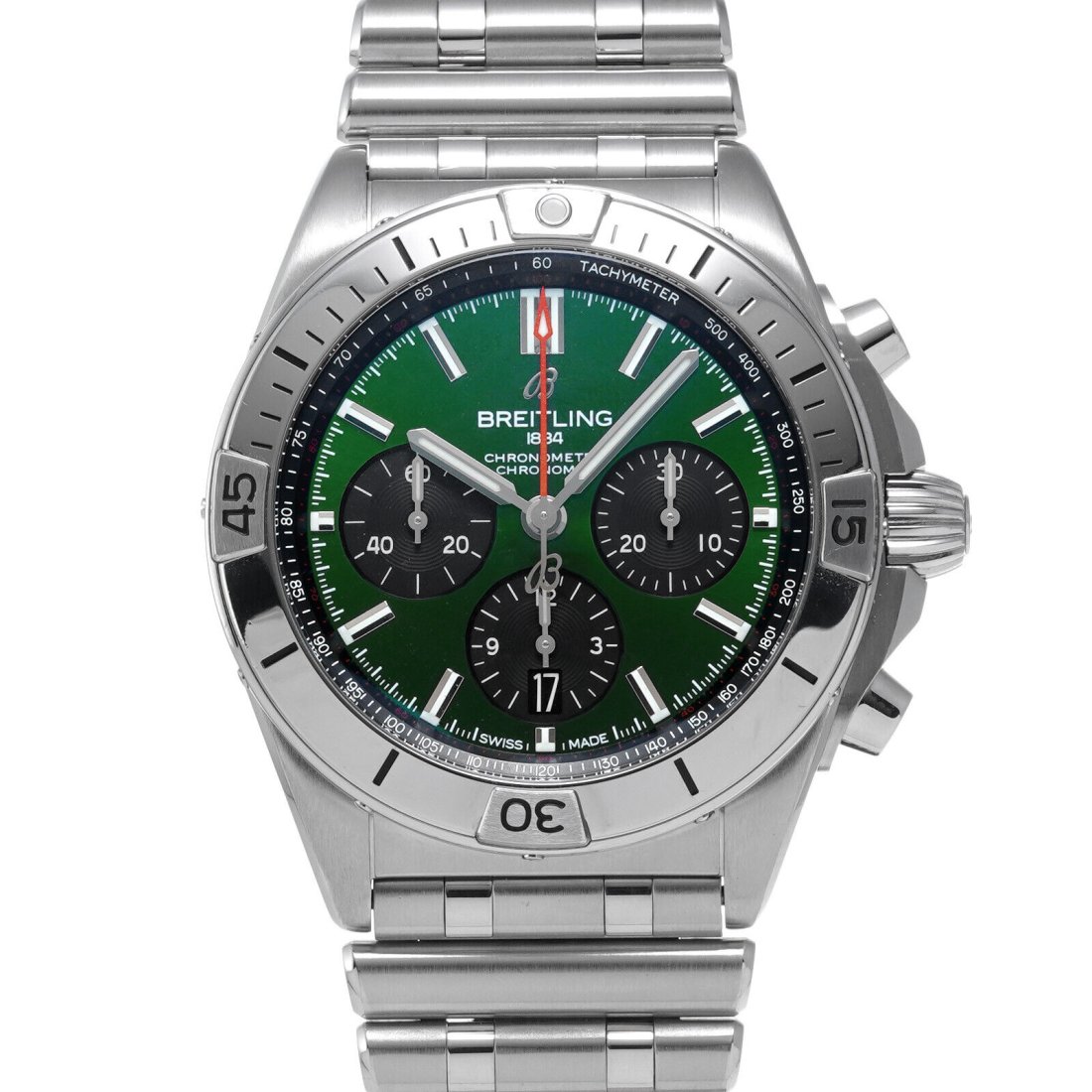Breitling Chronomat B01 42 Bentley AB01343A1L1A1 Green/Black Men's Watch: Condition: Pre-owned Brand / manufacturer : Breitling Product name : Breitling Chronomat B01 42 Bentley AB01343A1L1A1 Green/Black Men's Watch Part no : AB01343A1L1A1 Material : SS Product rank : Secon